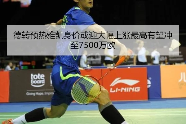 德转预热雅凯身价或迎大幅上涨最高有望冲至7500万欧 - manguan